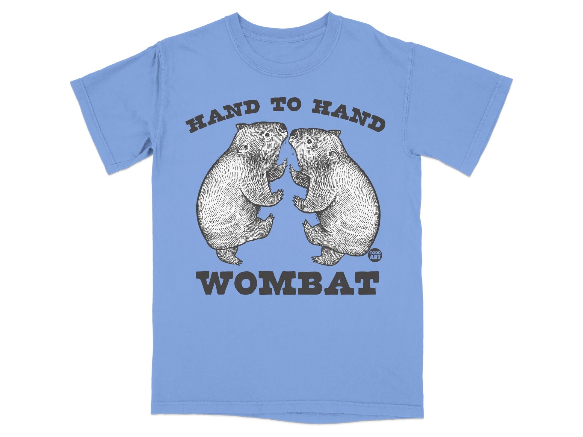Hand to Hand Wombat Graphic T-Shirt