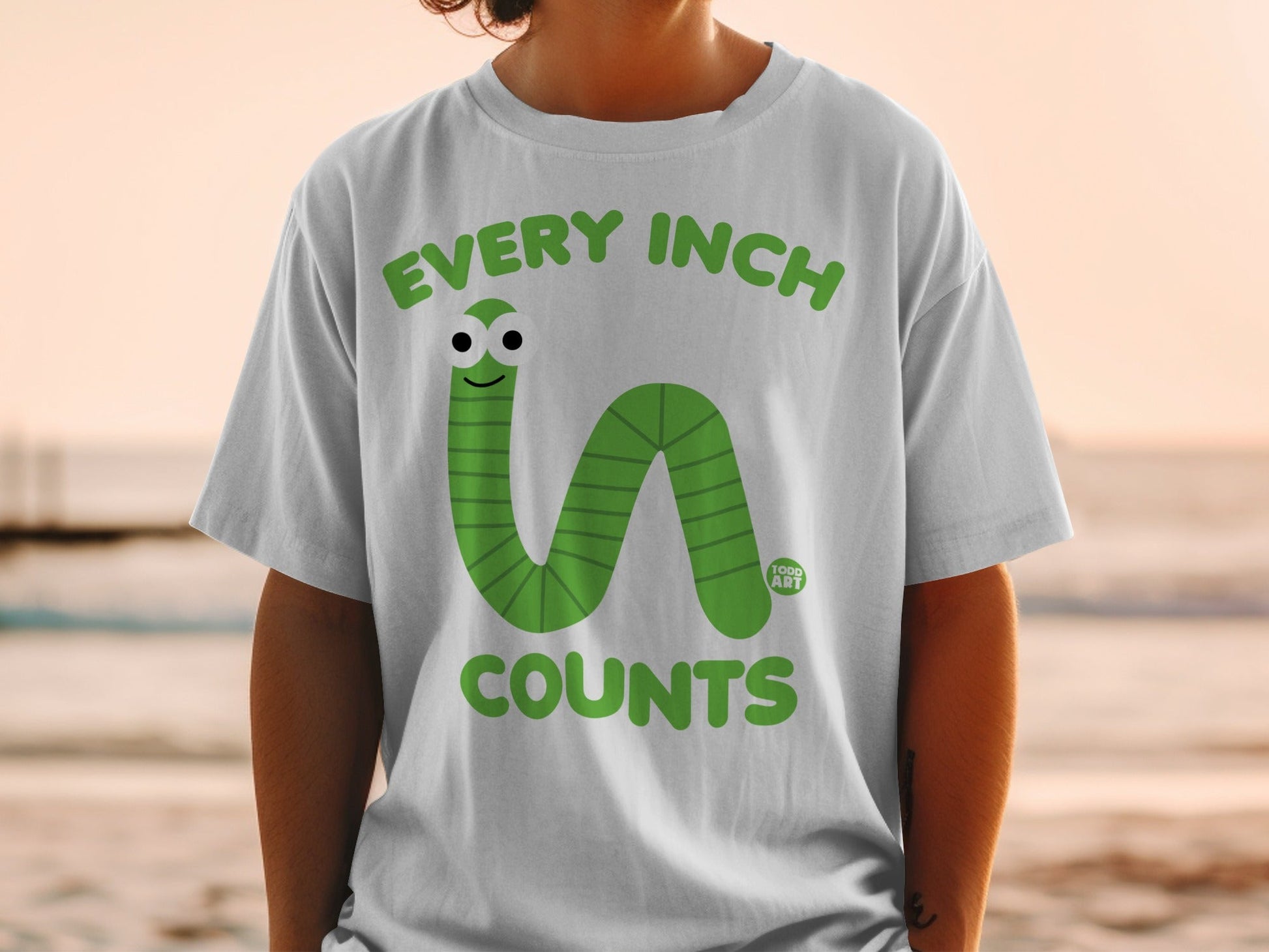 Every Inch Counts Todd Art Graphic T-Shirt