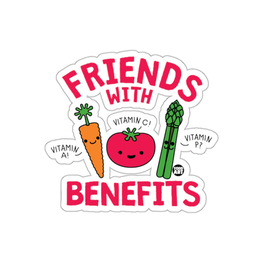 Friends with Benefits Funny Vitamin A C P Sticker