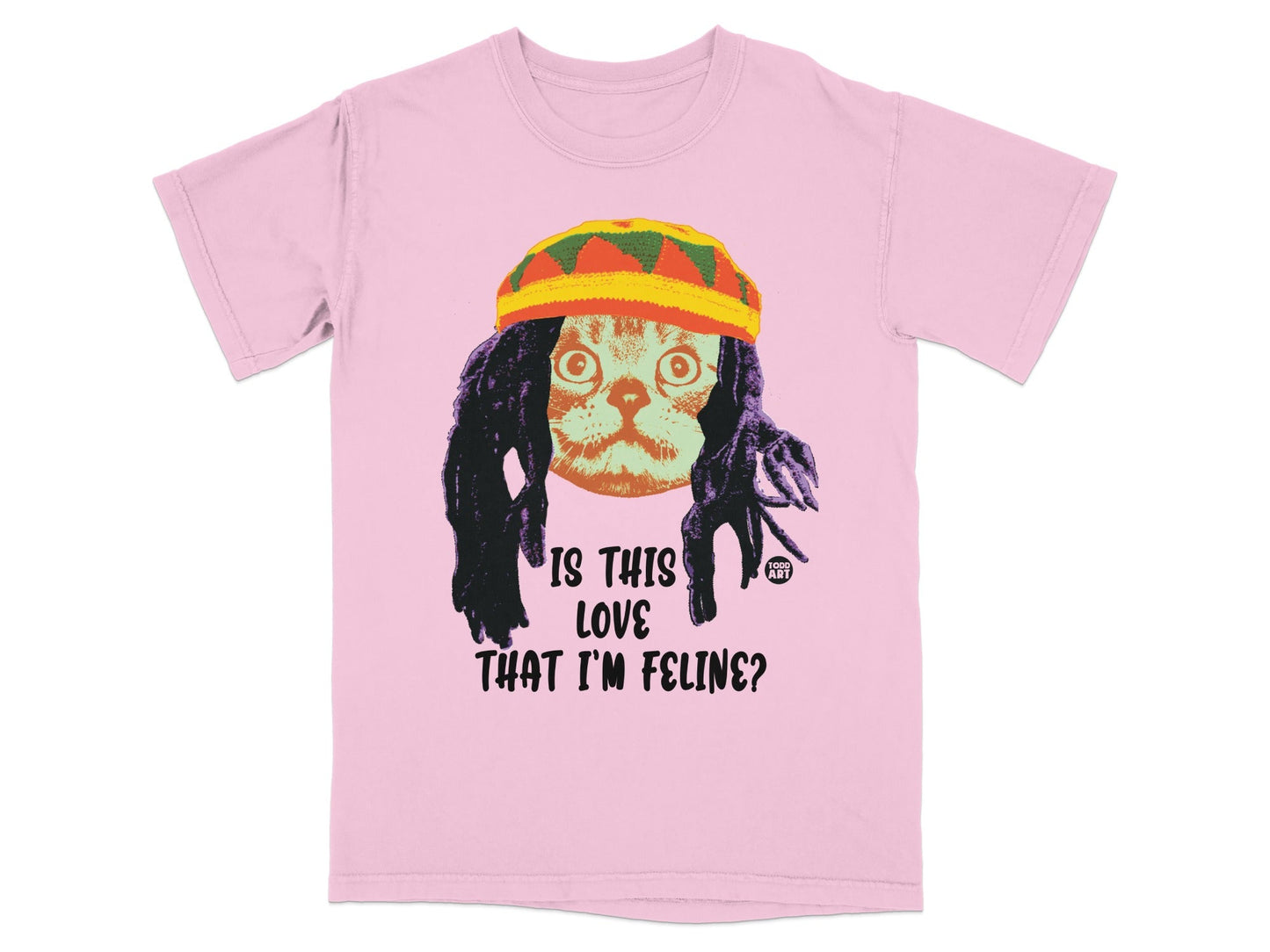 Is This Love That I'm Feline Cat Graphic T-Shirt