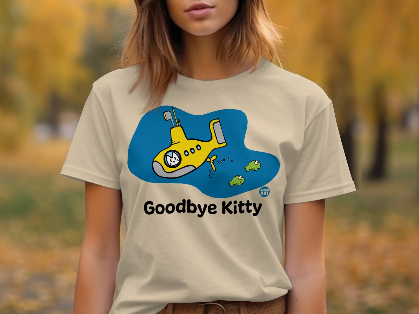 Goodbye Kitty Yellow Submarine Shirt
