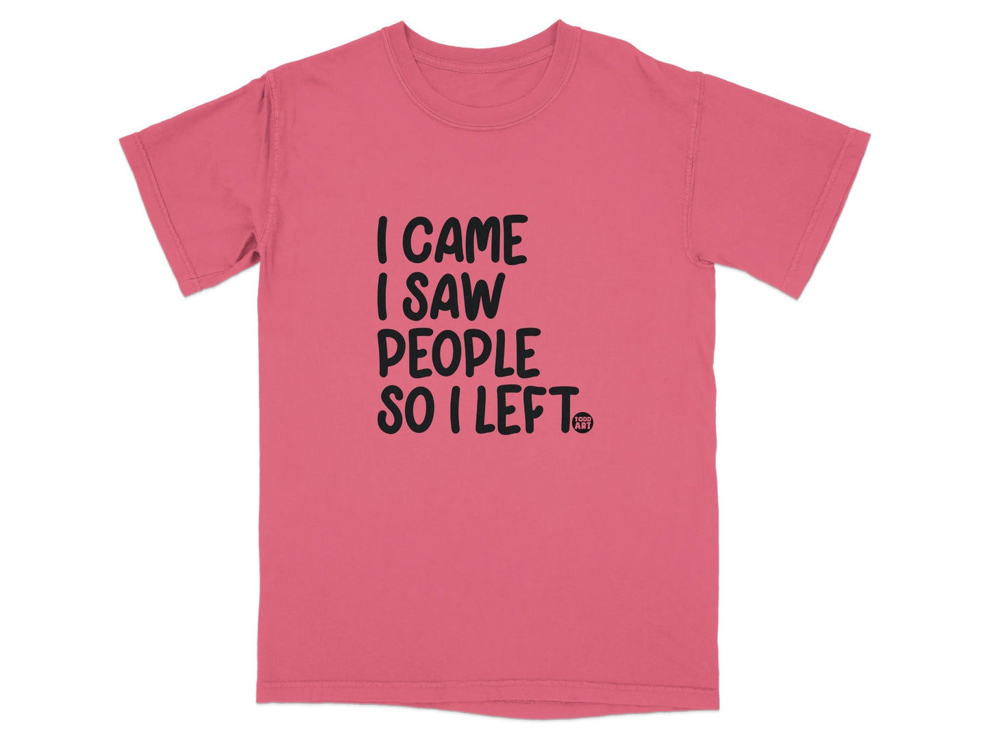 I Came I Saw People So I Left Graphic T-shirt