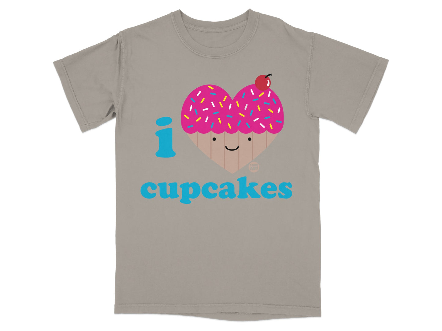 Cute I Love Cupcakes Heart Design Kids T-shirt