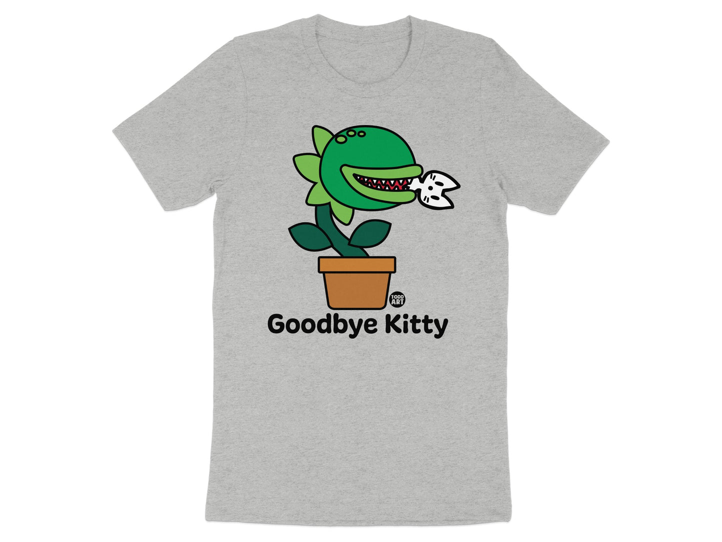 Goodbye Kitty Graphic Tee Shirt Fun Casual product