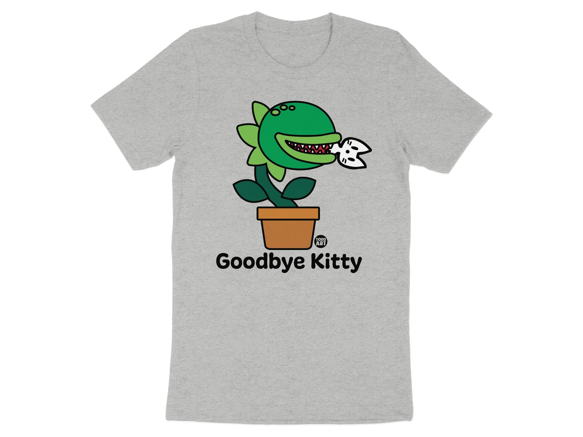 Goodbye Kitty Graphic Tee Shirt Fun Casual product
