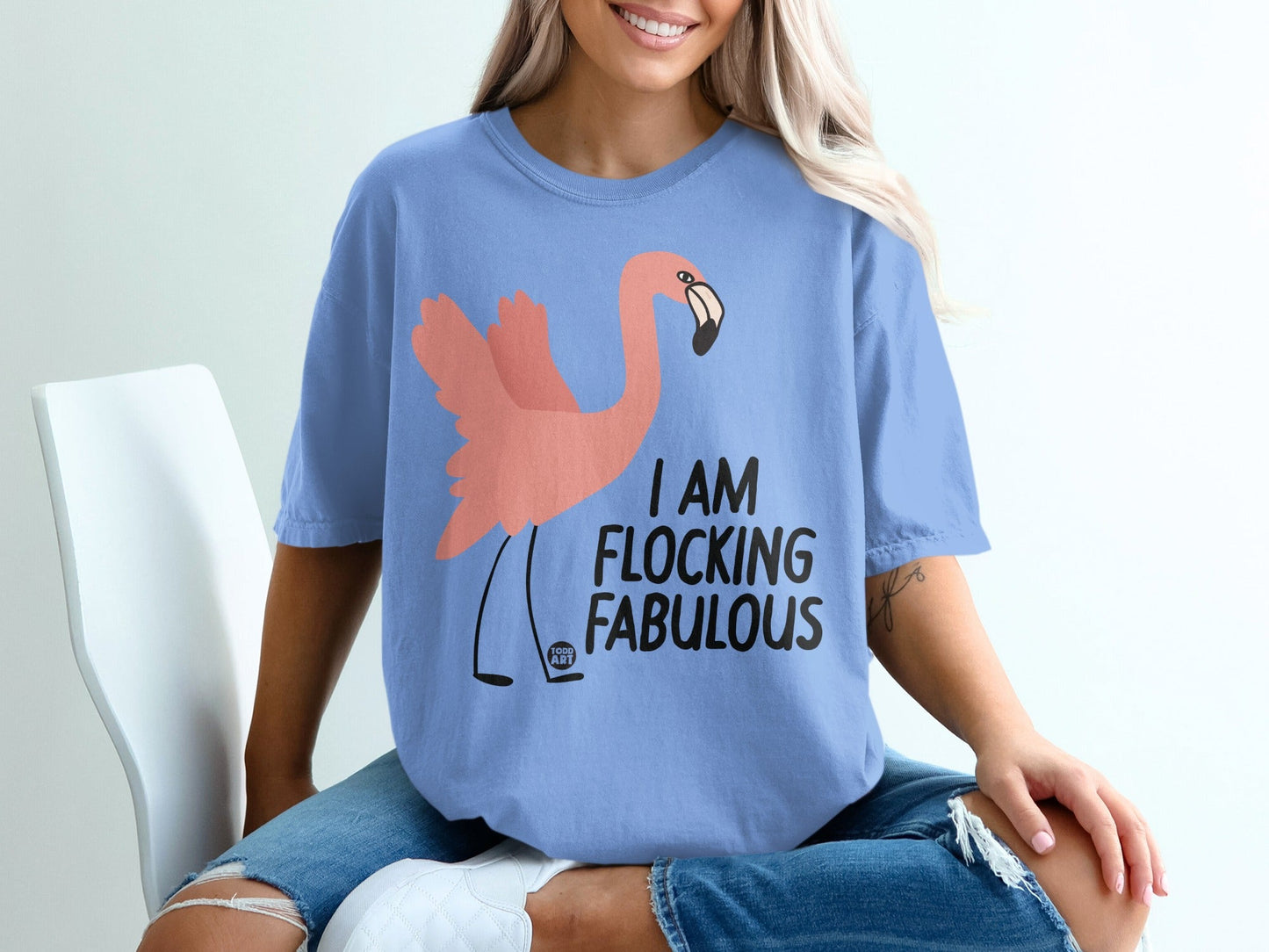 I Am Flocking Fabulous Flamingo Graphic Tee