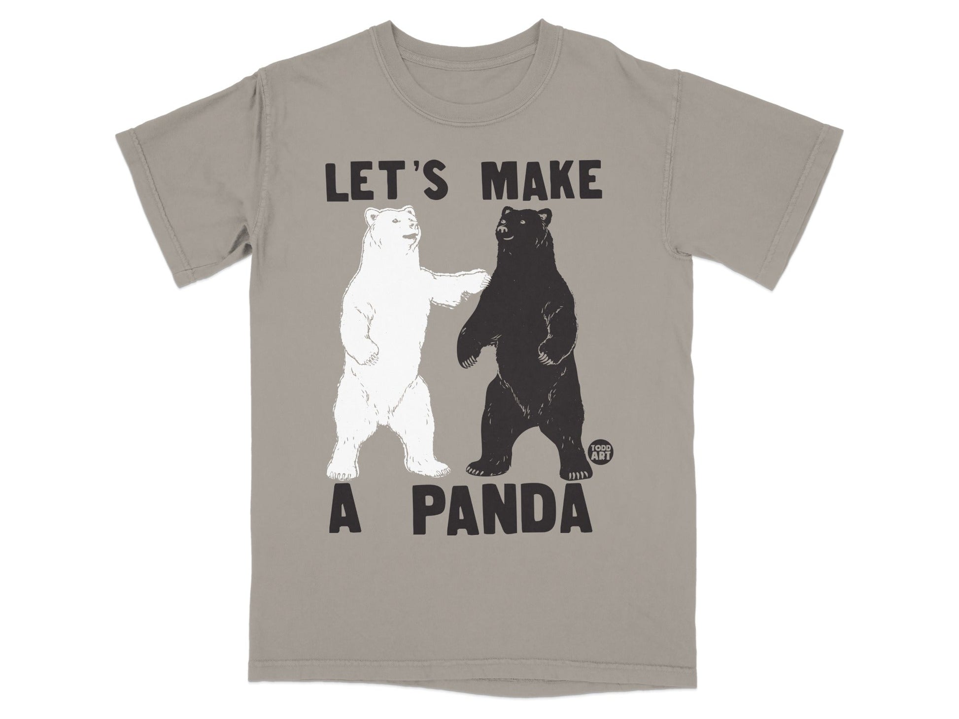 Let's Make A Panda Todd Art Graphic T-Shirt