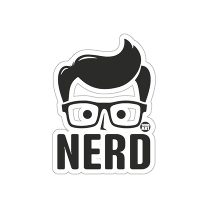 NERD With Glasses Head Todd Art Graphic Design sticker