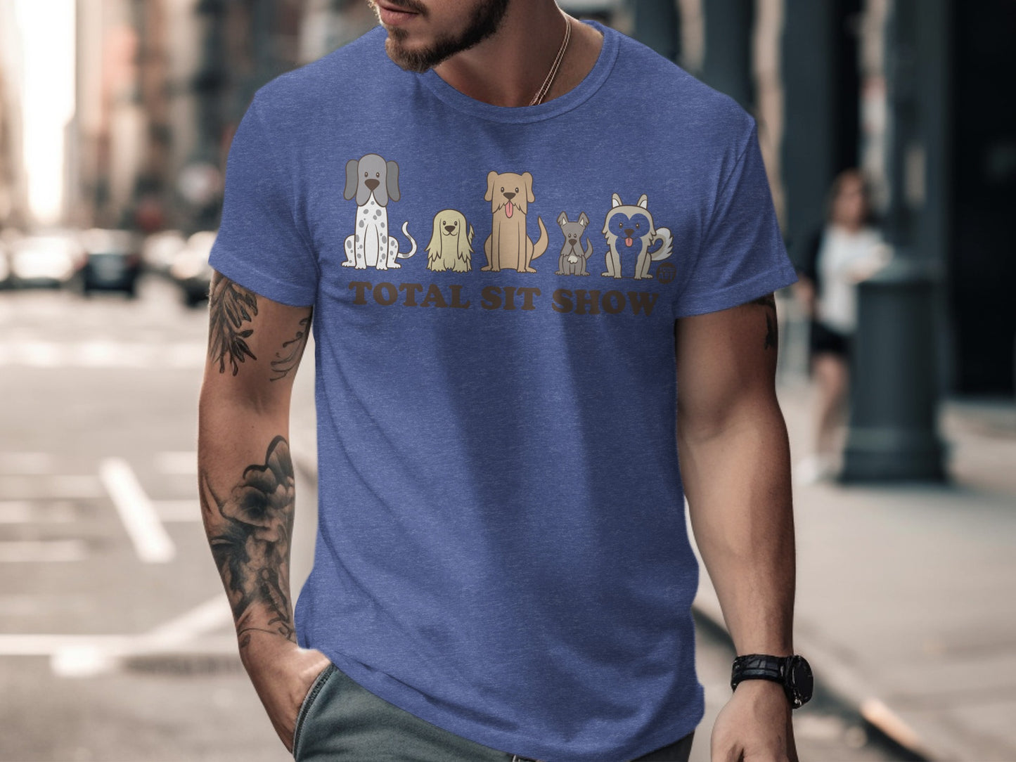 Total Sit Show Dog Lover Graphic T-Shirt