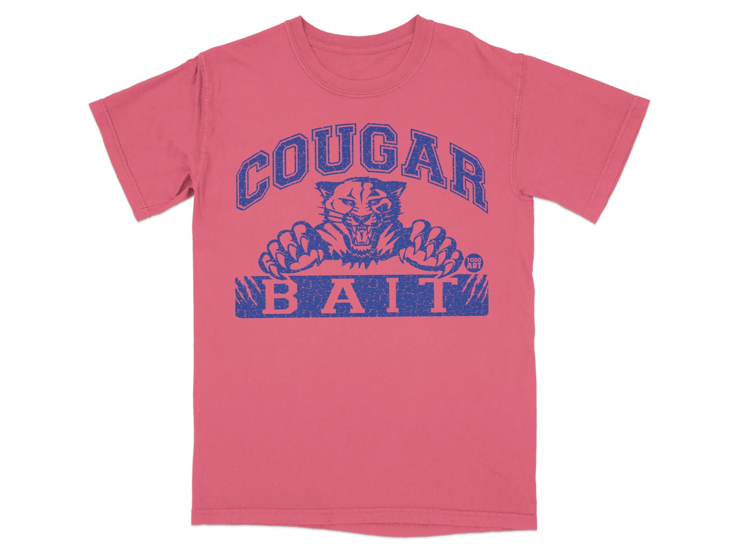 Cougar Bait Graphic T-Shirt with Bold Pink Color