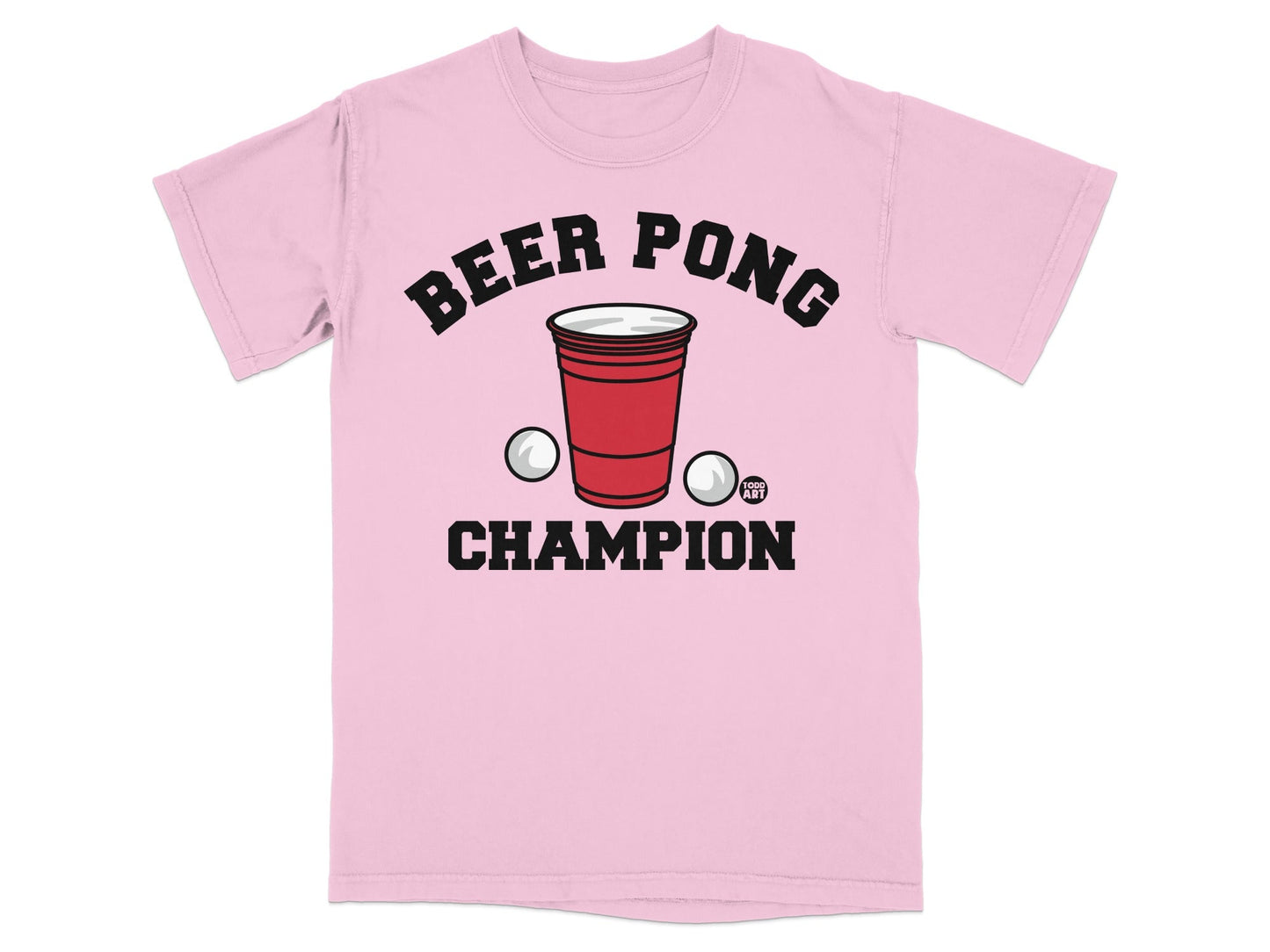 Beer Pong Champion Official Fun T-shirt for Parties