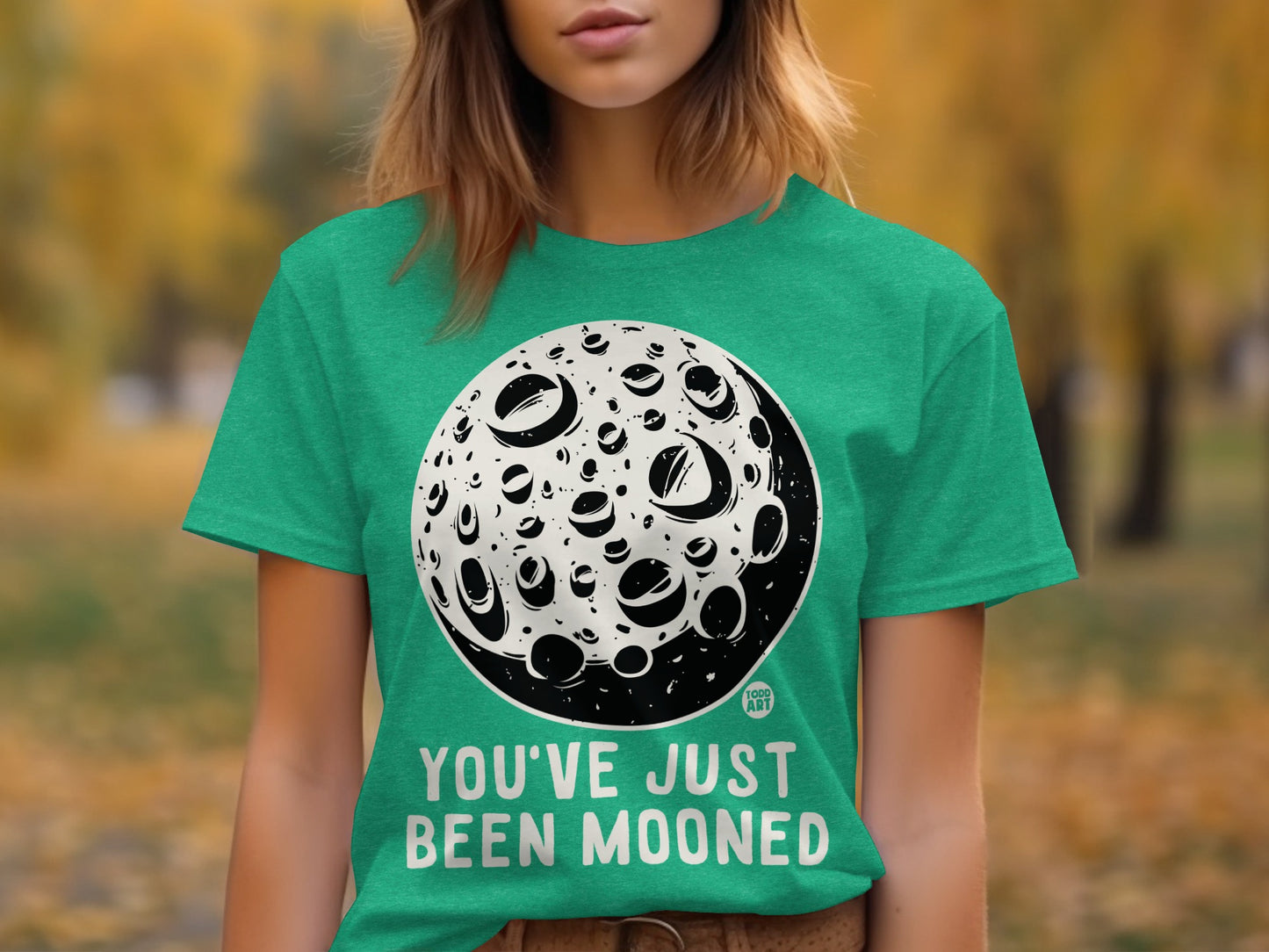 You've Just Been Mooned Graphic Tee Shirt