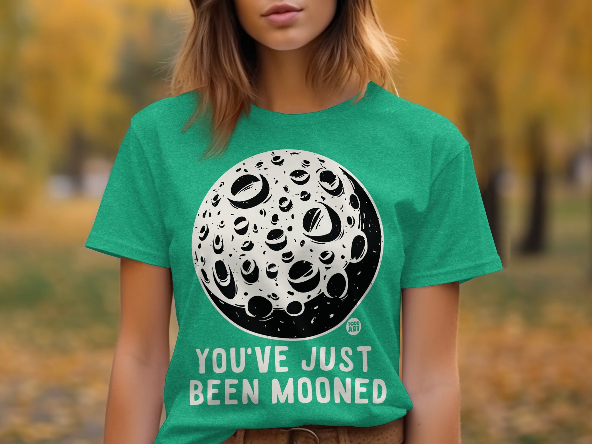 You've Just Been Mooned Graphic Tee Shirt