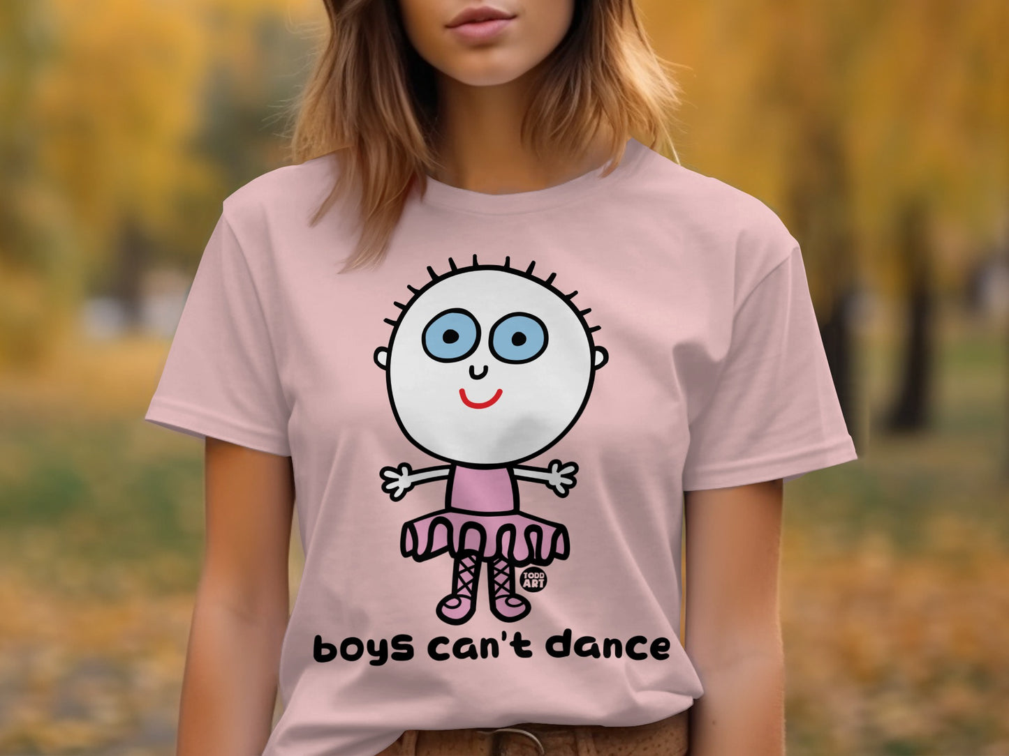 Boys Can't Dance Funny Cartoon T-Shirts