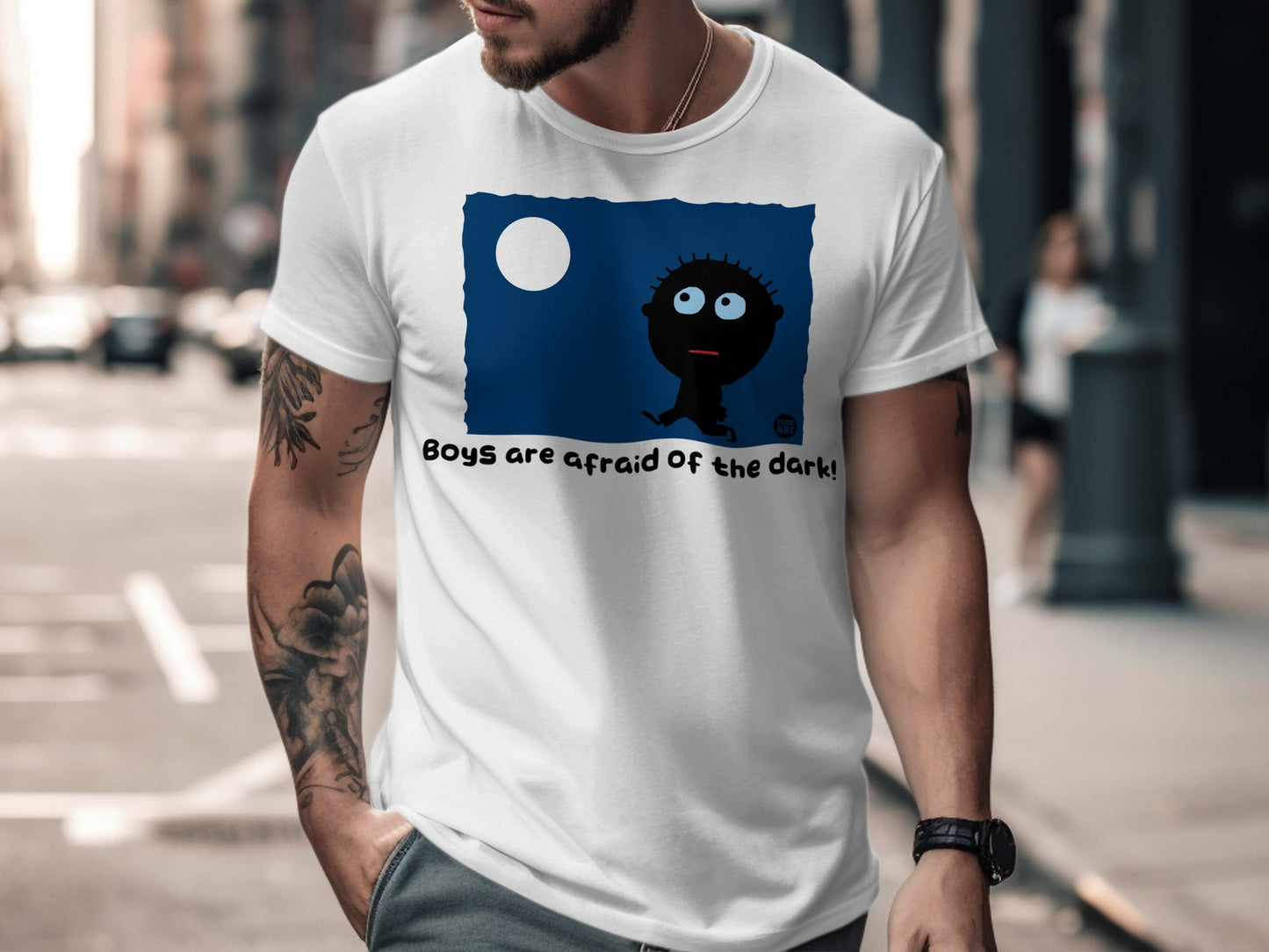 Boys are afraid of the dark T-shirt