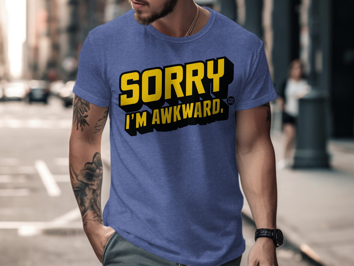 Sorry I'm Awkward Graphic Statement T-shirt