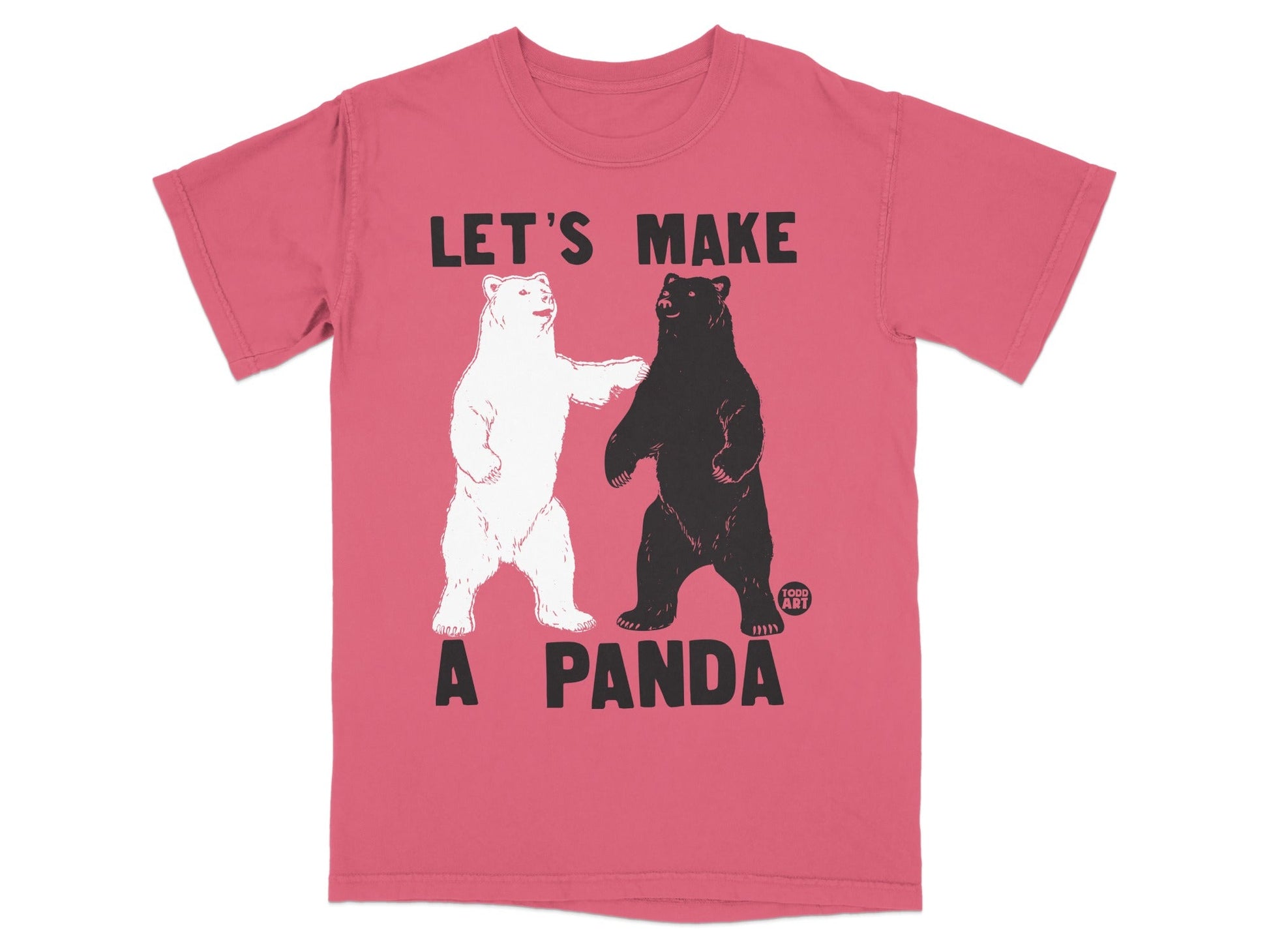 Let's Make a Panda Unique Graphic T-Shirt