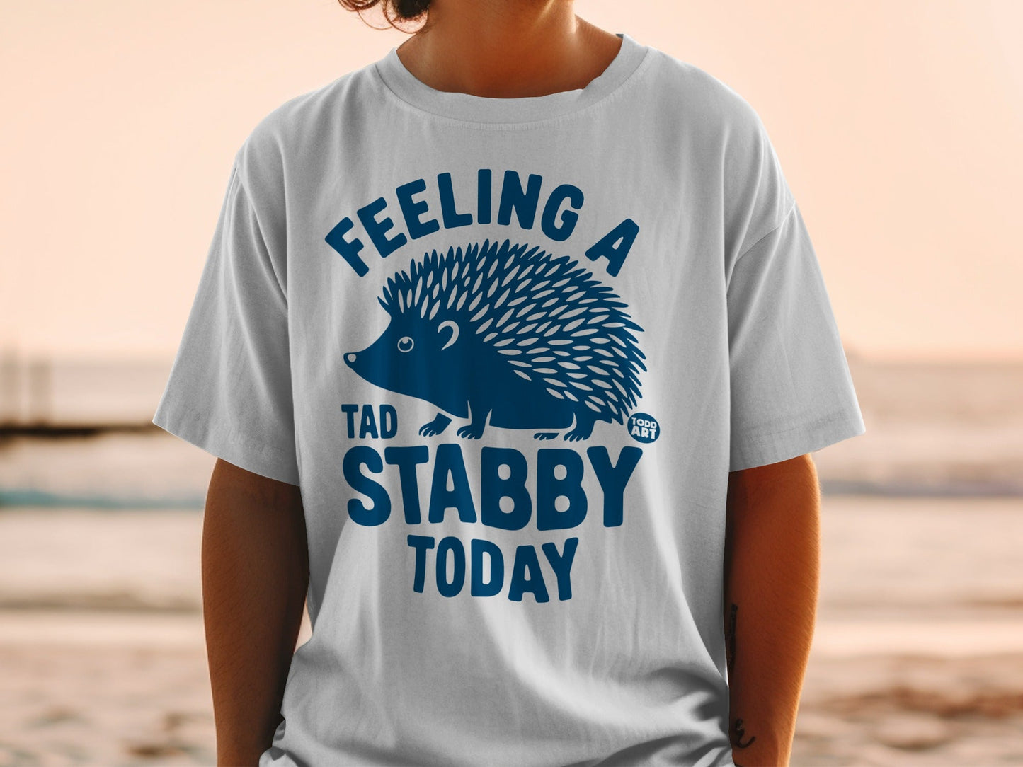 Feeling A Tad Stabby Today Hedgehog Shirt Product