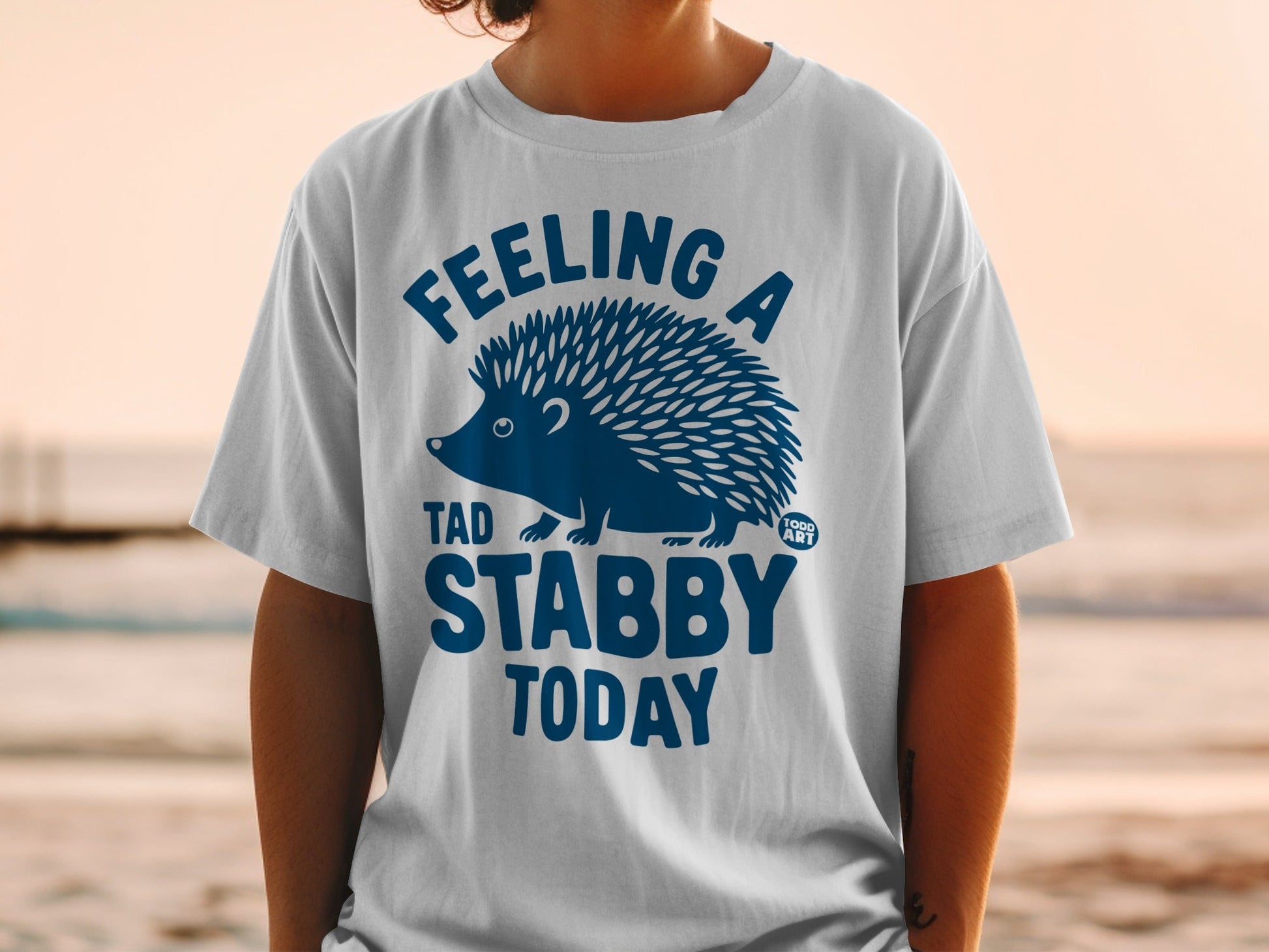 Feeling A Tad Stabby Today Hedgehog Shirt Product