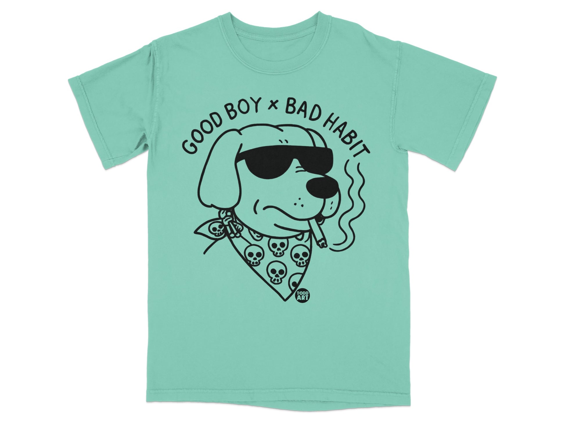GOOD BOY x BAD HABIT Dog Smoking T-shirt product
