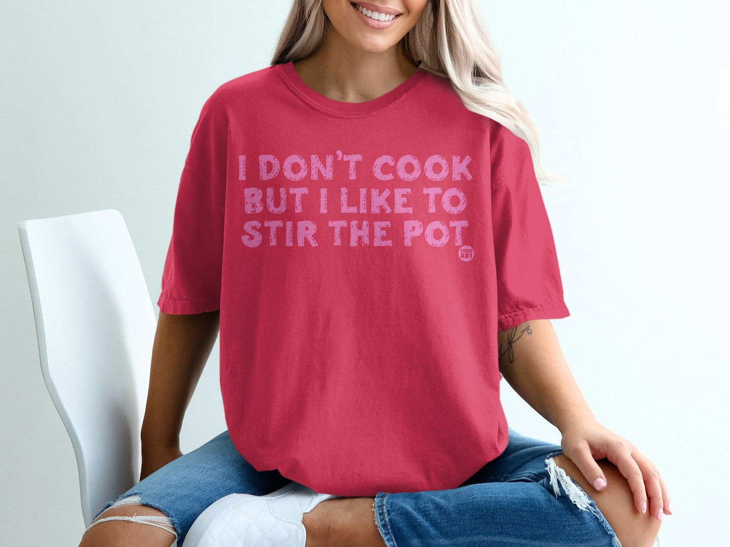 I Don't Cook But I Like to Stir the Pot Shirt