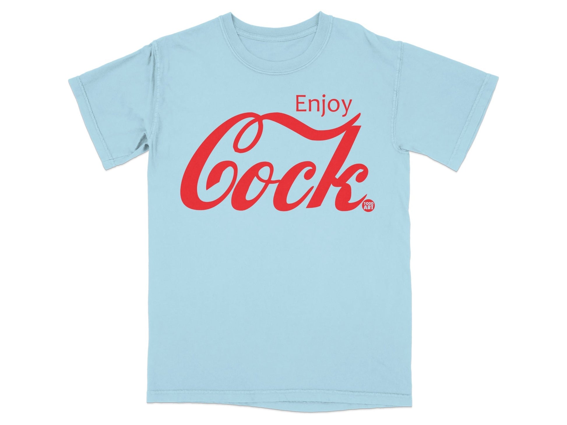 Enjoy Cock Parody Graphic T-Shirt