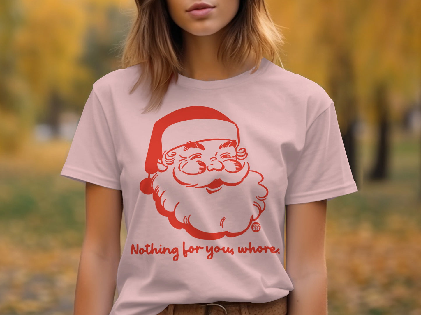 Funny Santa Claus Nothing For You Christmas Shirt