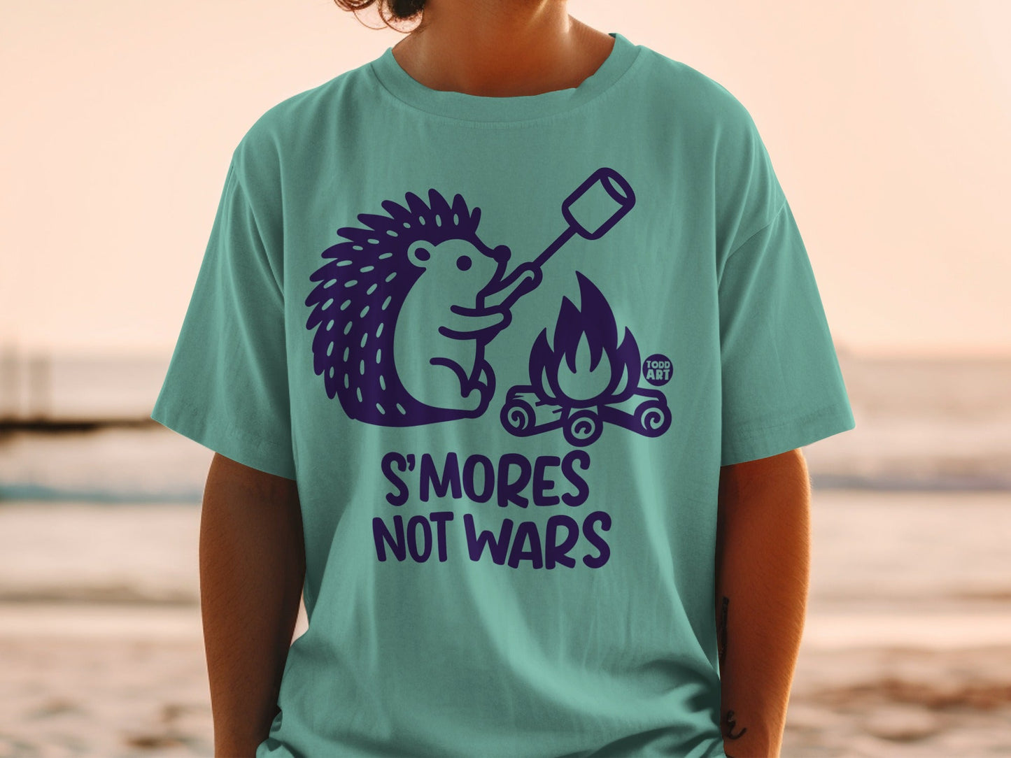 S'mores Not Wars Hedgehog Graphic T-Shirt