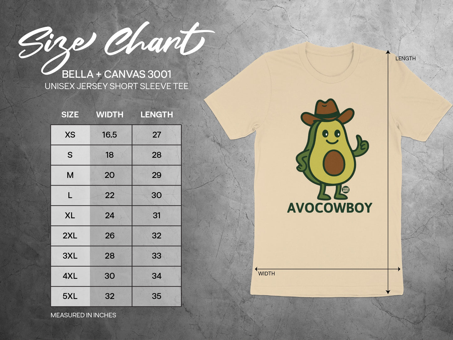 Avocowboy Funny Graphic Short Sleeve Tee