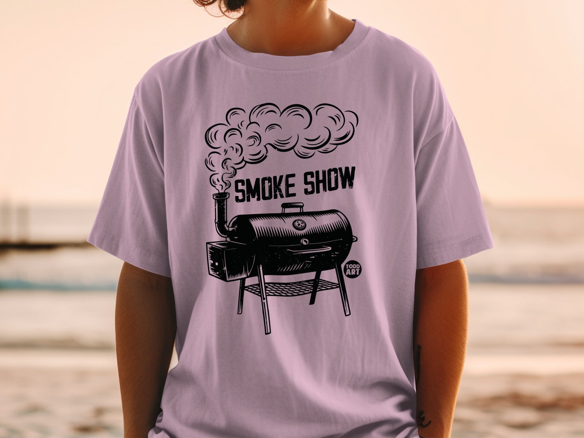 Smoke Show Smoker Grill Design Lavish Lavender product type