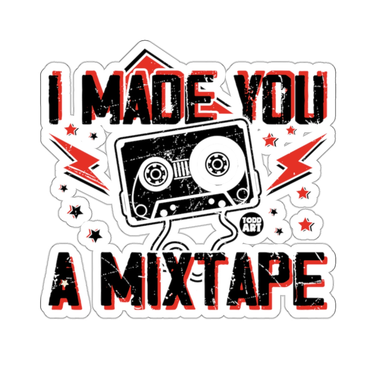 I MADE YOU A MIXTAPE Retro Cassette Music 
