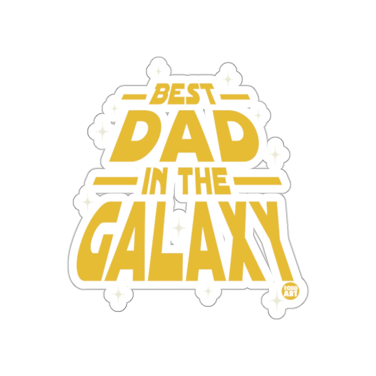 Best Dad In The Galaxy Sticker Product