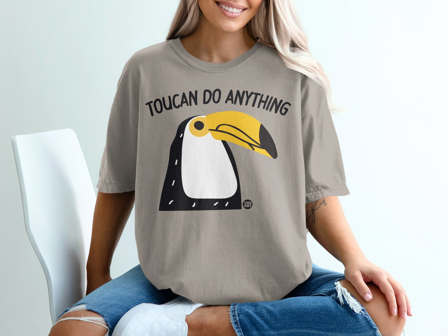 Toucan Do Anything Graphic Casual T-shirt