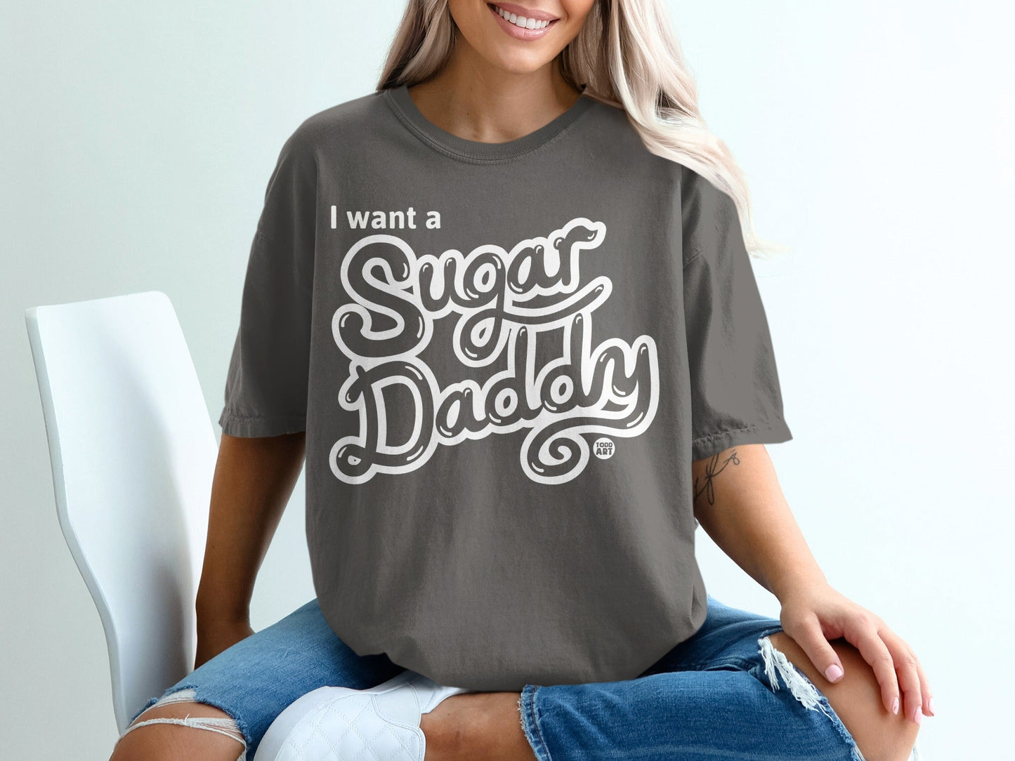 I Want a Sugar Daddy Statement T-Shirt