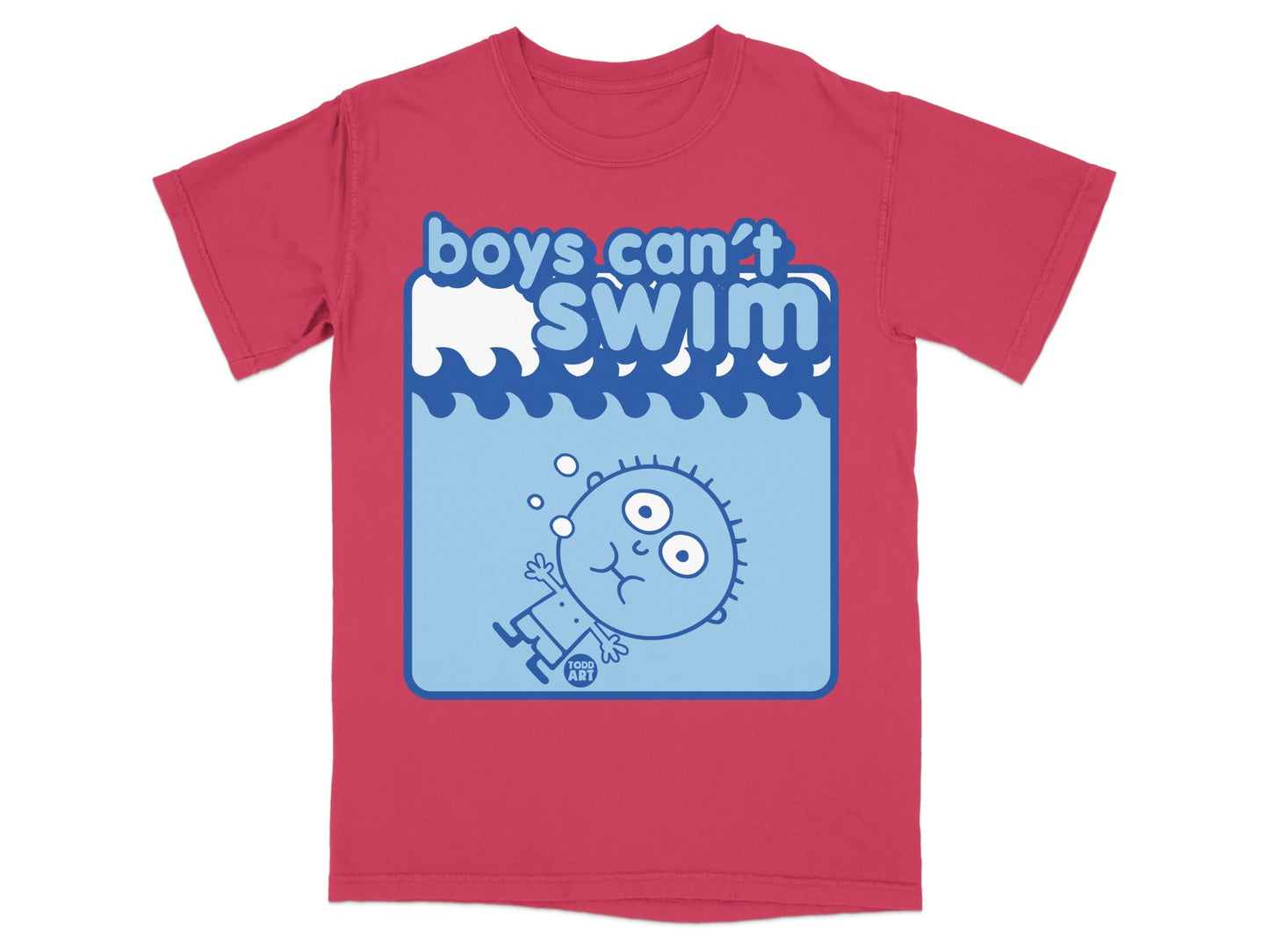 Boys Can't Swim Todd Art Graphic T-Shirt