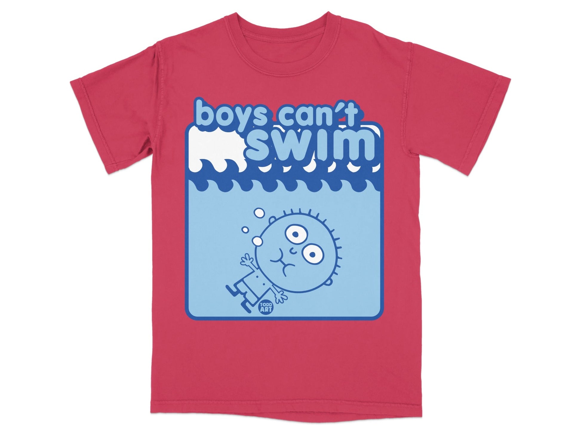 Boys Can't Swim Todd Art Graphic T-Shirt