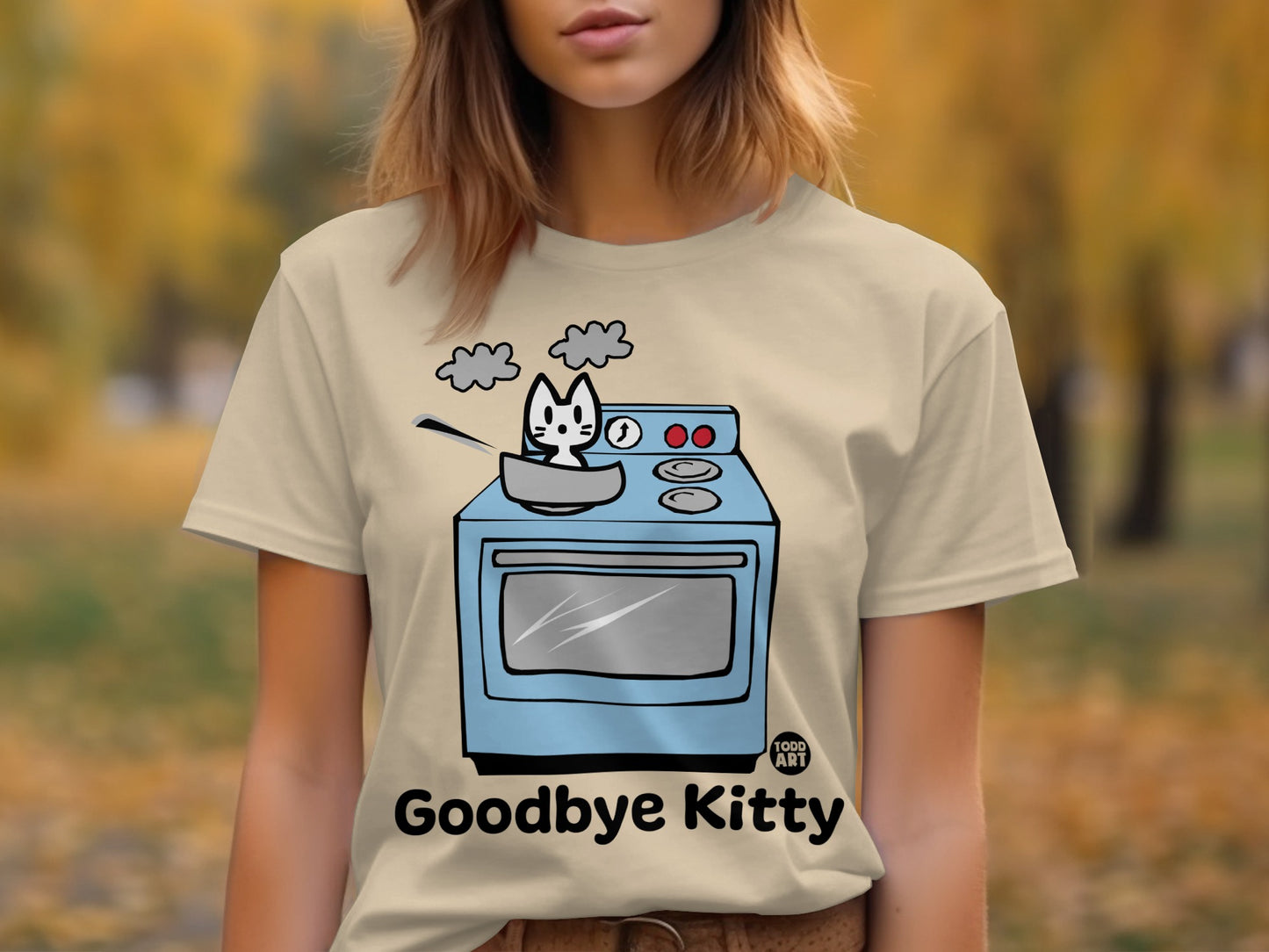 Goodbye Kitty Graphic Tee for Cat Lovers