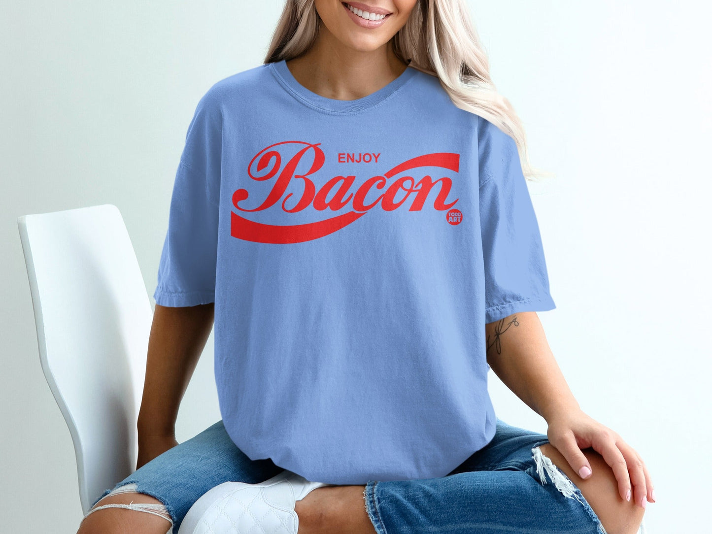 Enjoy Bacon Graphic T-Shirt for Food Lovers