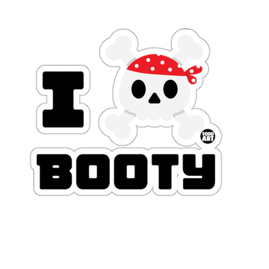 I Skull Booty Red Bandana Todd Art 