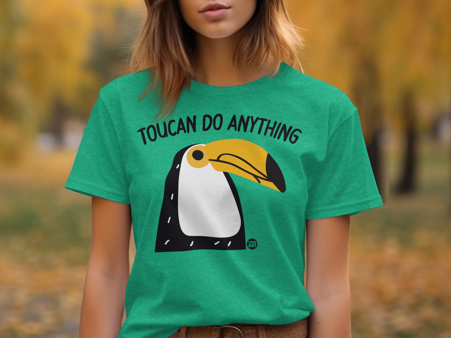 Toucan Do Anything Graphic T-Shirt Fun Bird Design