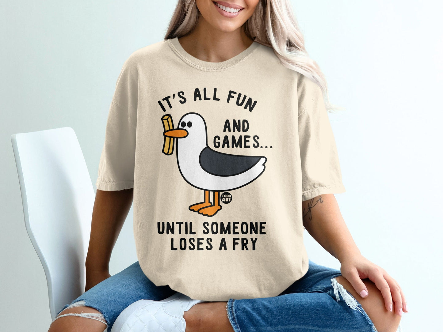 It's All Fun and Games Until Someone Loses a Fry Shirt