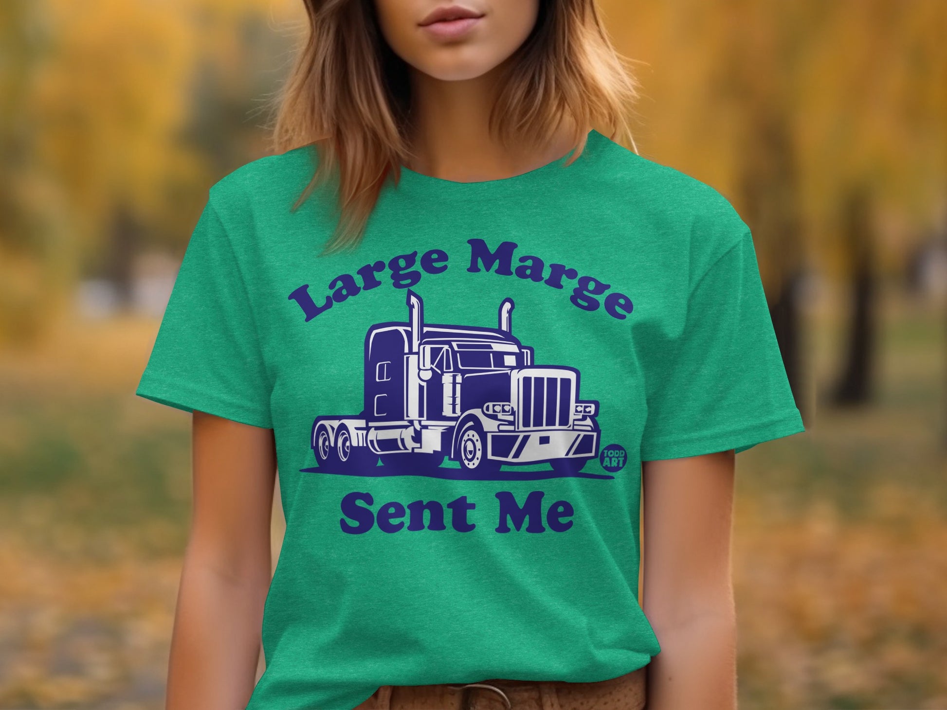 Large Marge Sent Me Graphic Truck T-shirt