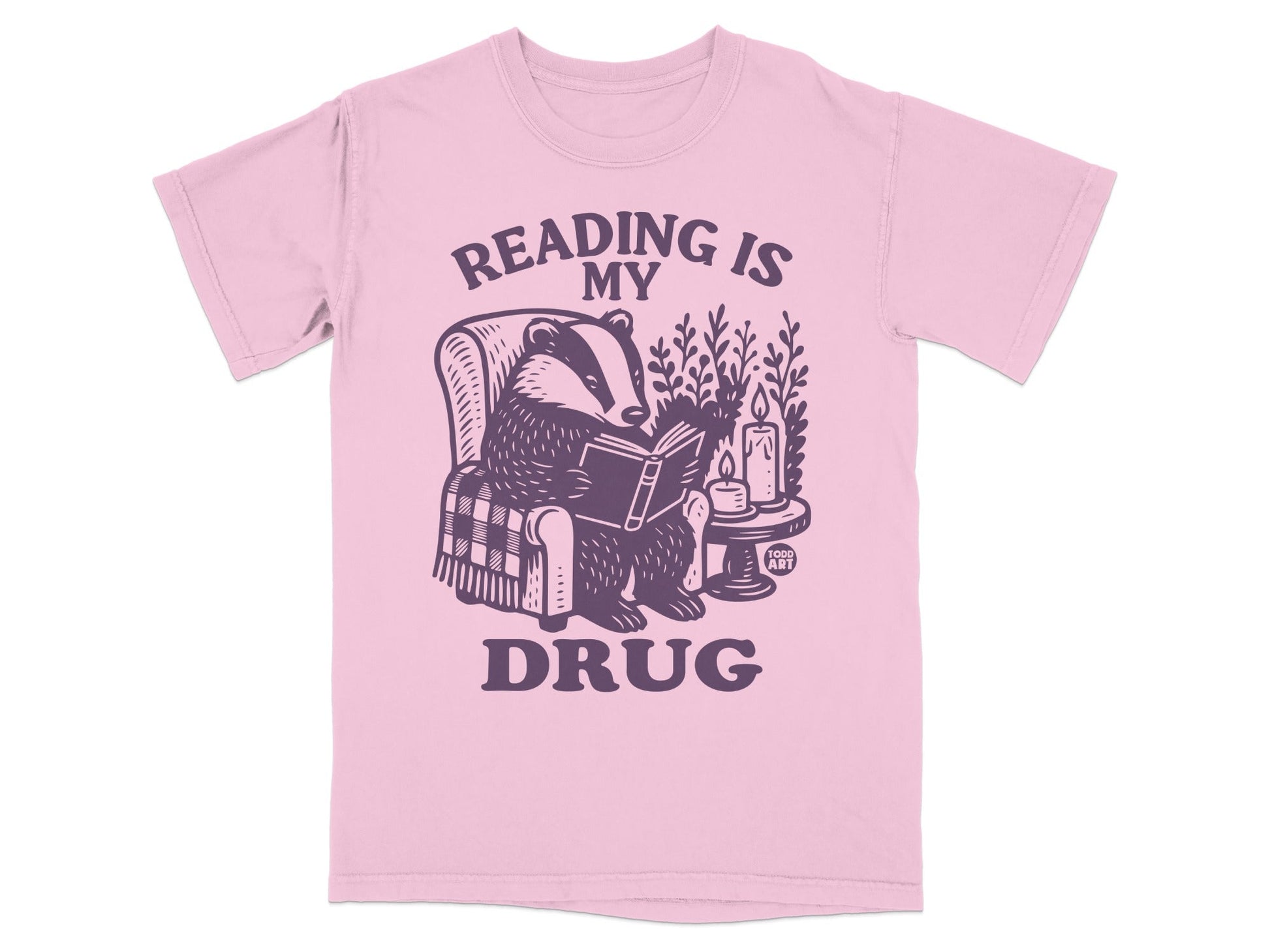 Reading Is My Drug Badger T-shirt