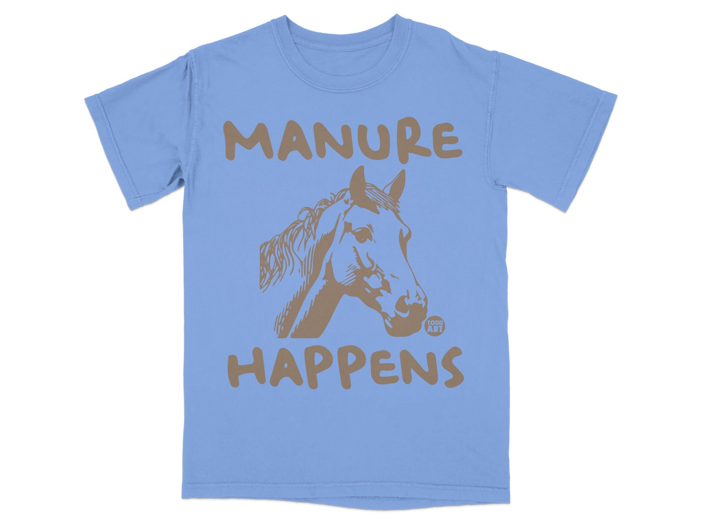 Manure Happens Horse Graphic T-shirt