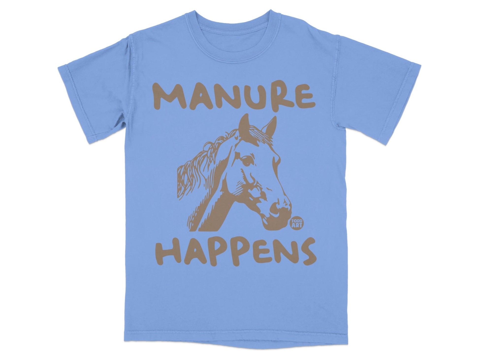 Manure Happens Horse Graphic T-shirt