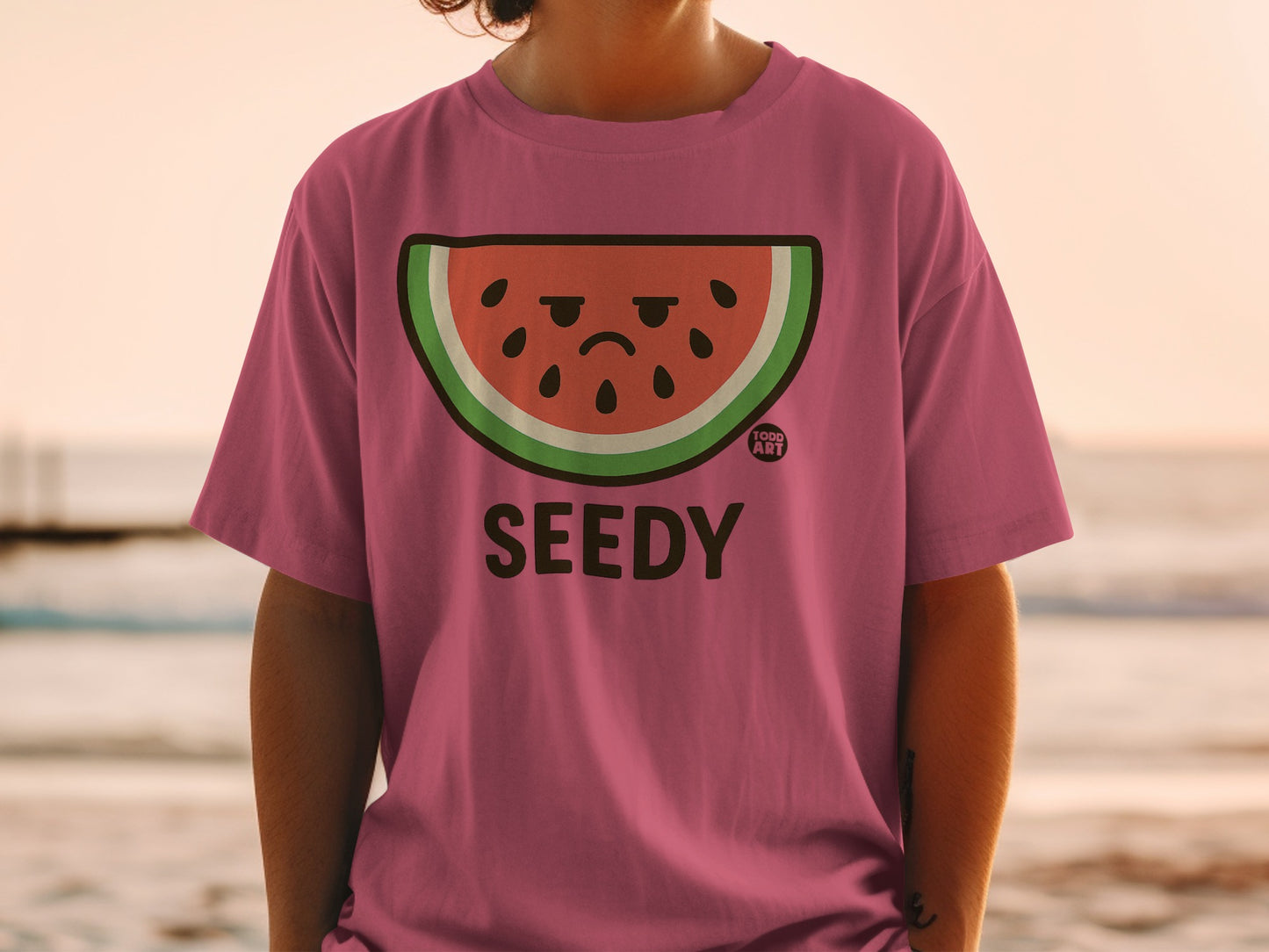 Sad Watermelon Slice Seedy Todd Art product type
