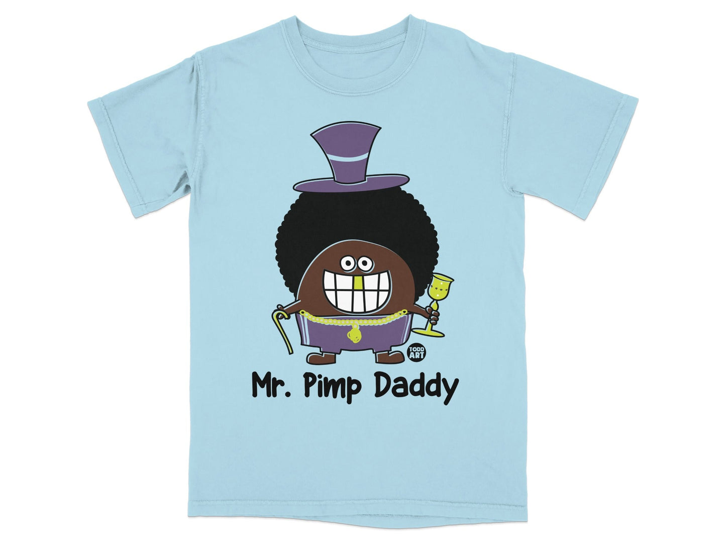 Mr. Pimp Daddy Graphic Design T-Shirt