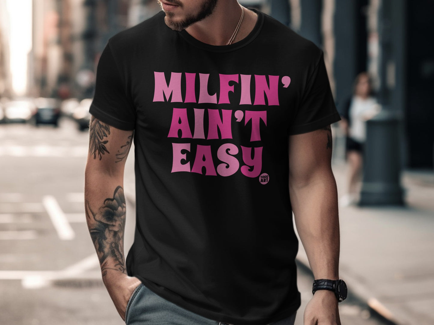 MILFIN' AIN'T EASY Graphic Tee for Casual Wear