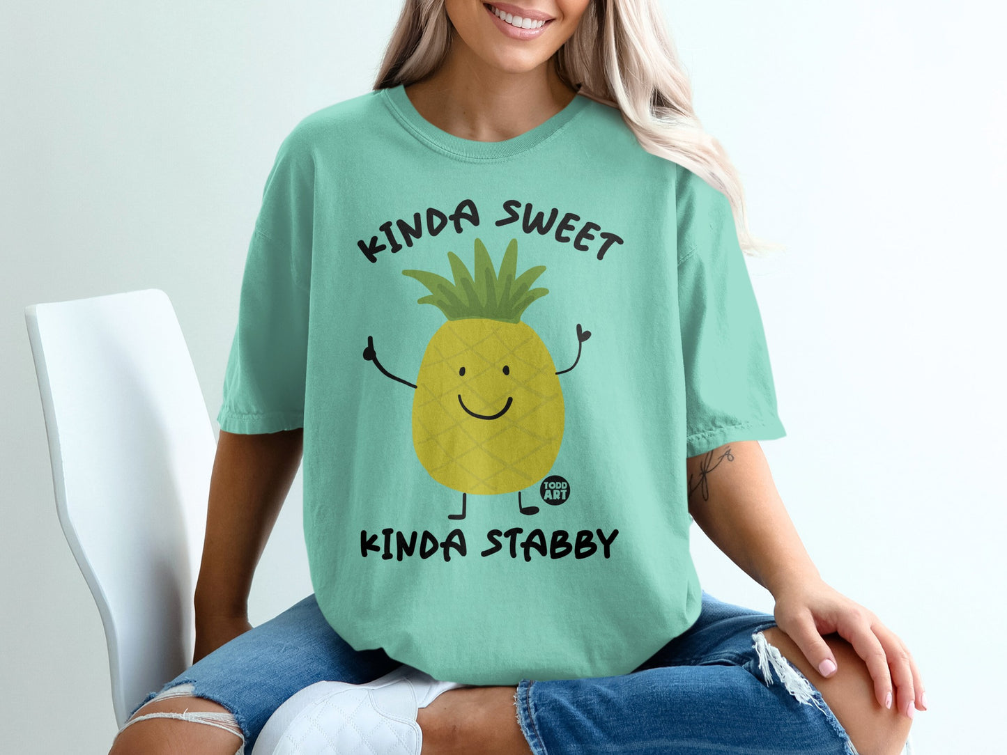 Kinda Sweet Kinda Stabby Pineapple Todd Art product type