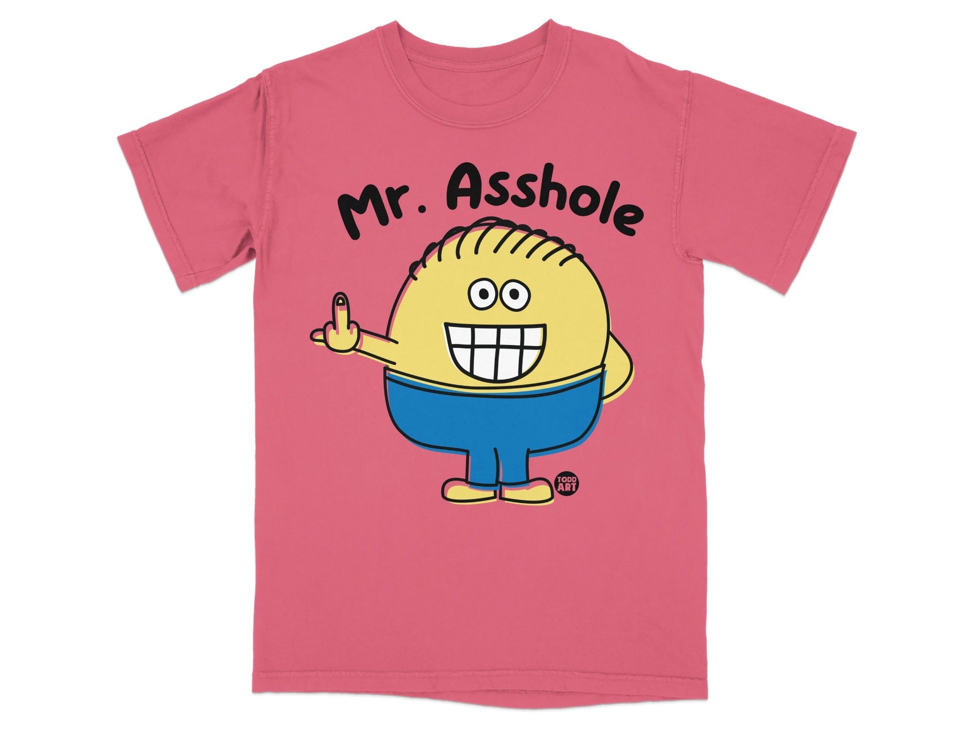 Mr. Asshole Cartoon Character Graphic Tee